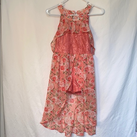 girls maxi dress with shorts